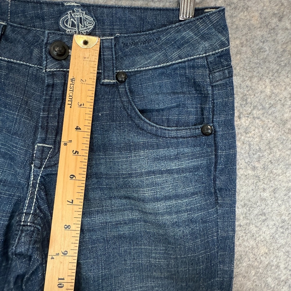 JNCO Jeans Womens 27 Skinny Low Rise Dark Blue Denim Pants Y2k Streetwear Skate - Picture 8 of 16